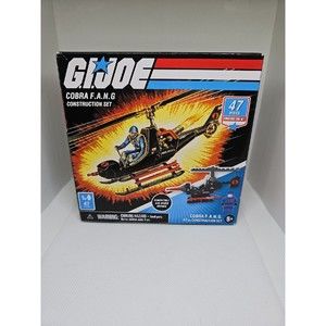 G.I. Joe Cobra F.A.N.G. Construction Set 47 Pcs & Mini Figure - Complete in Box